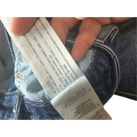 Ripped Distressed High Waisted Jeans Medium Wash Denim - Picture 5 of 6